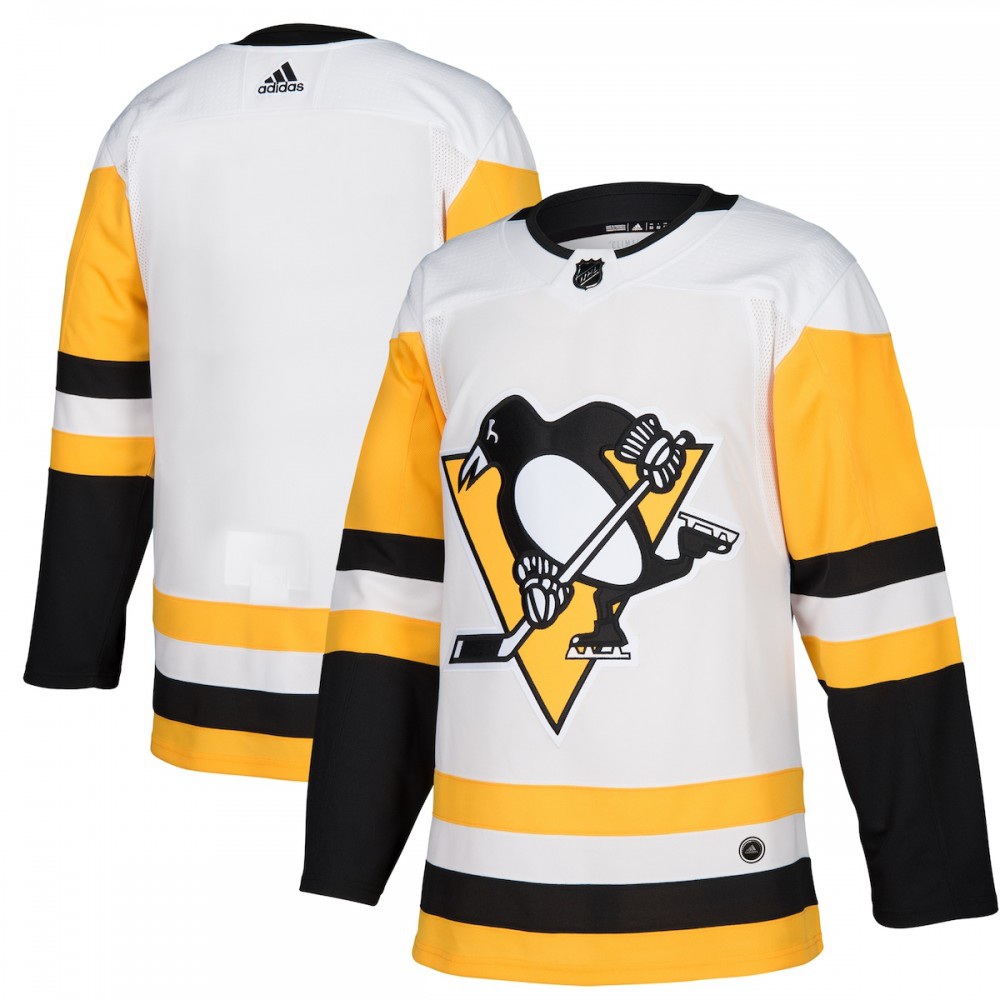 Pittsburgh Penguins adidas Away Authentic Blank Jersey - White-Pro Kit Vault | Brand New 26/27 Sports Jerseys